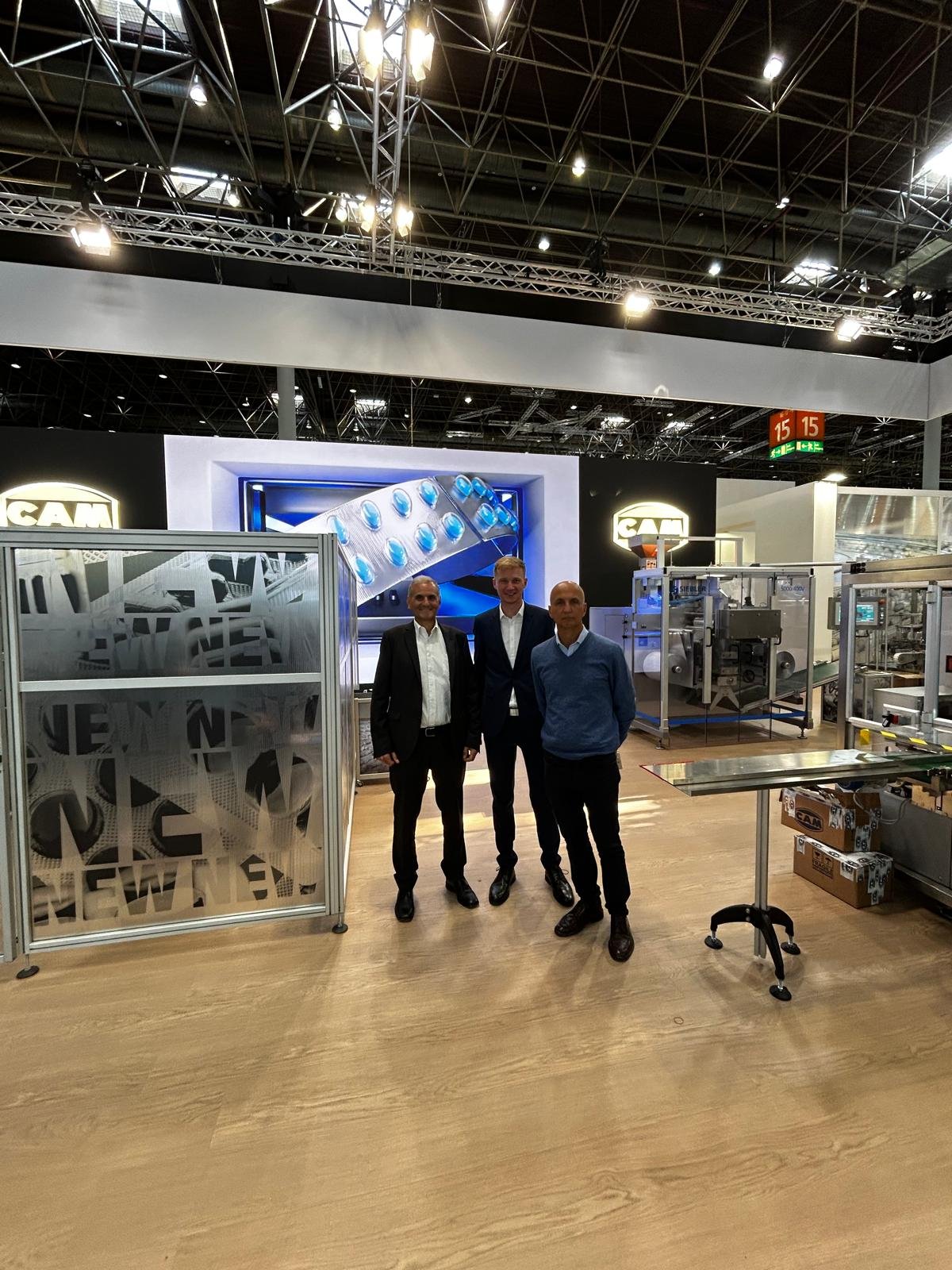 Concessus team at the CAM stand at Interpack 2026
