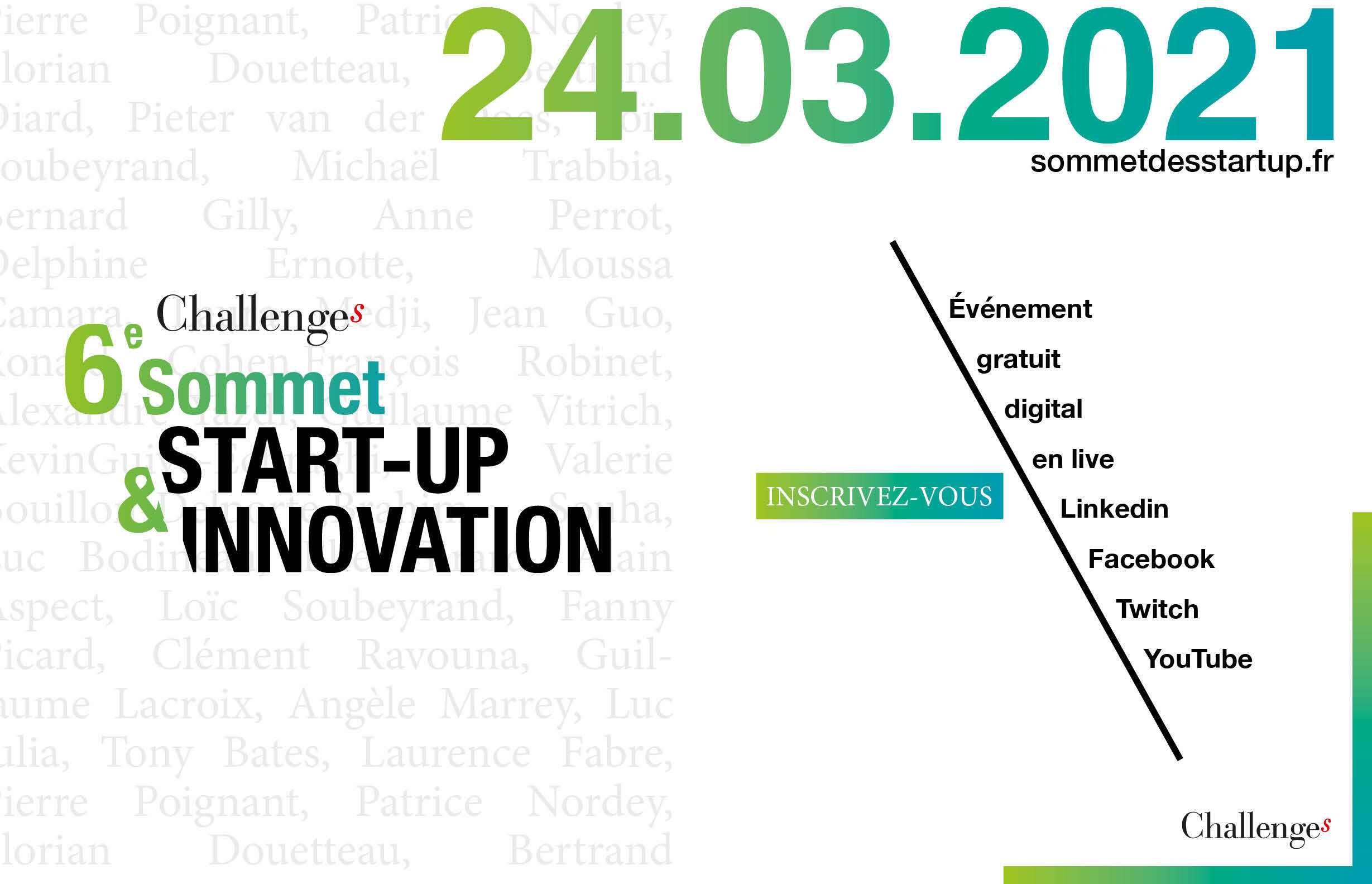 6e Sommet des start-up et de l’innovation