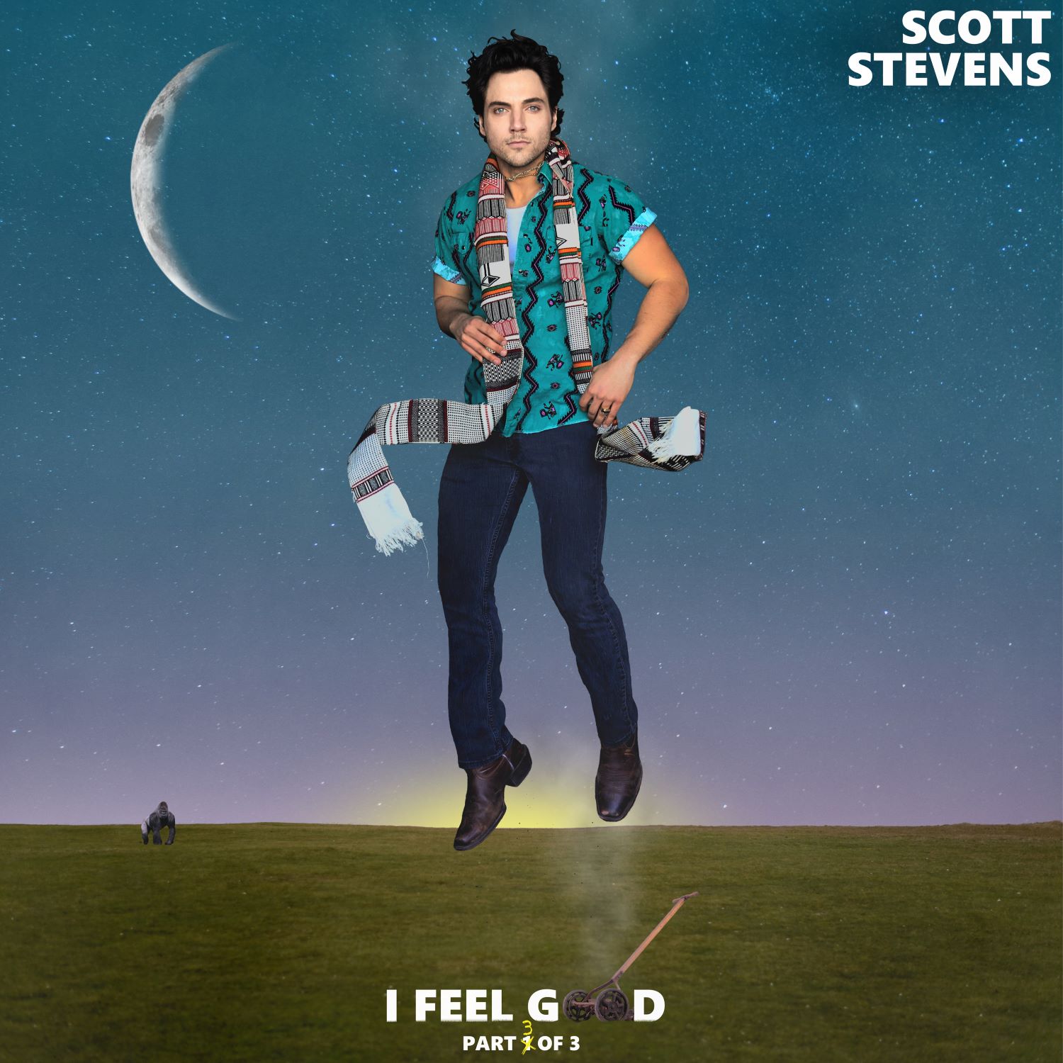 Scott Stevens - "I Feel Good" Album Artwork