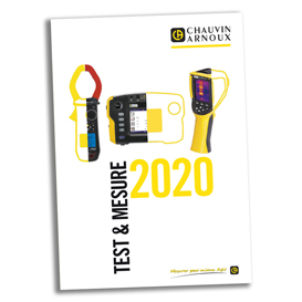 Chauvin Arnoux - 2020 Catalogue Test et Mesure
