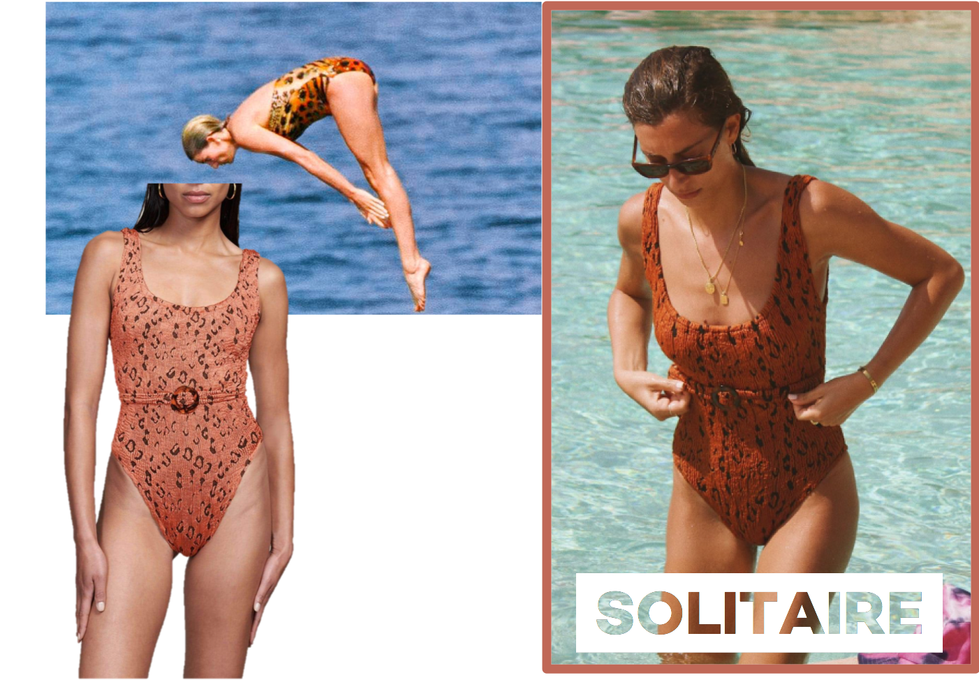 hunza g leopard swimsuit