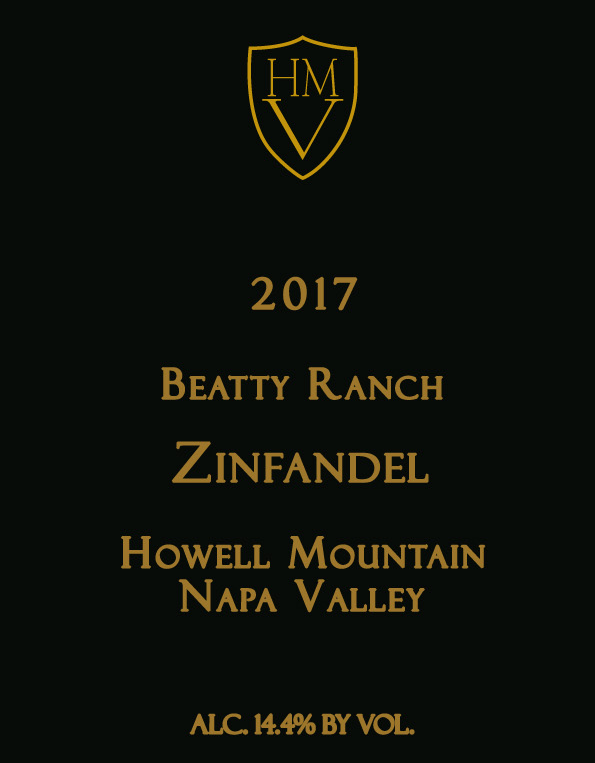 2017 Howell Mountain Vineyards Beatty Ranch Zinfandel