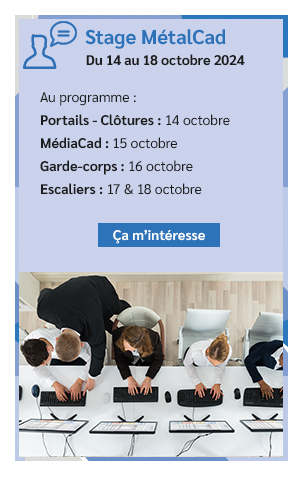 Stage MétalCad