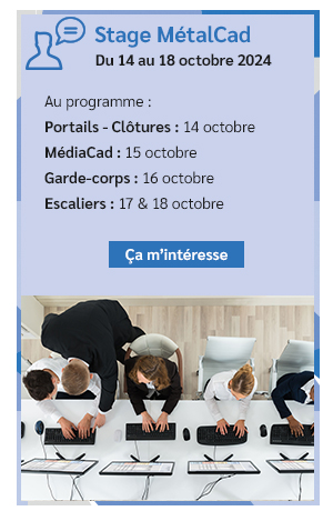 Stage MétalCad