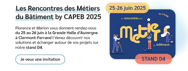 Les Rencontres des Métiers du Bâtiment by CAPEB 2025 - Stand D4