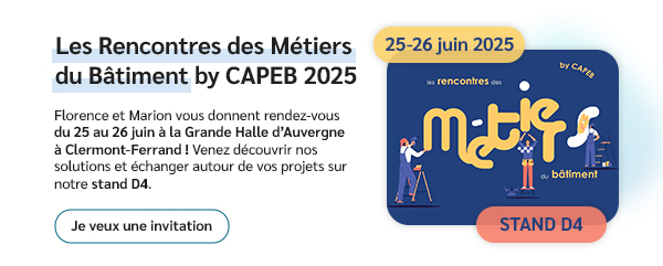 Les Rencontres des Métiers du Bâtiment by CAPEB 2025 - Stand D4