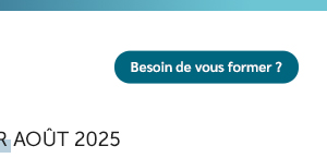 Besoin de vous former ?