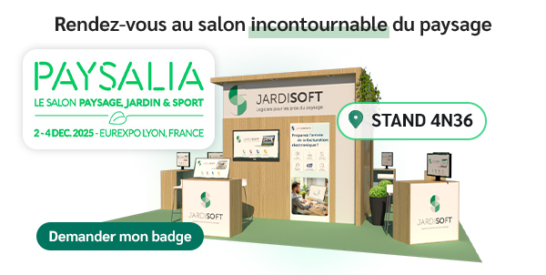 RDV au salon Paysalia, stand 4N36 | 2-4 déc.2025 à Eurexpo Lyon 