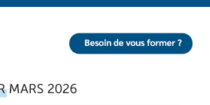 Besoin de vous former ?