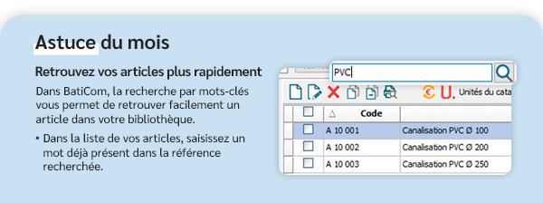 Astuce du mois
