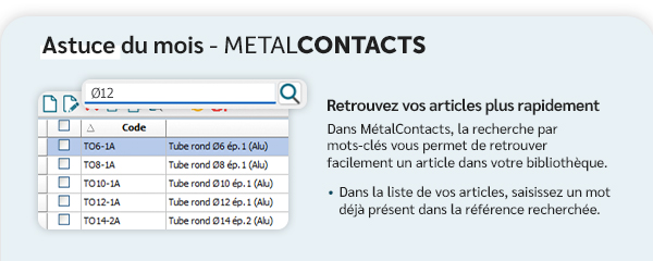 Astuce du mois