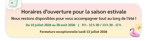 Horaires d'été