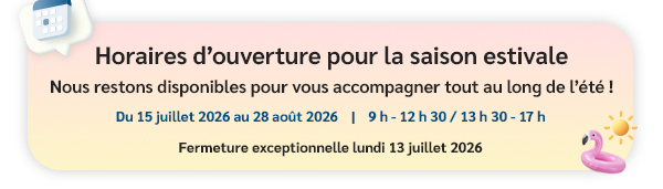 Horaires d'été