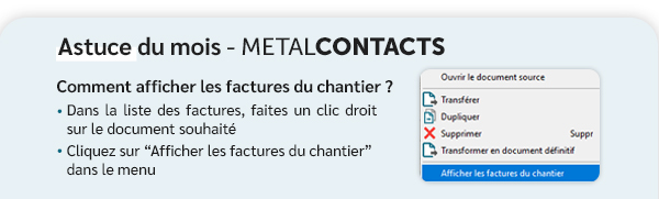 Astuce du mois