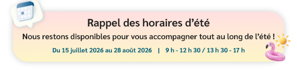 Horaires d'été