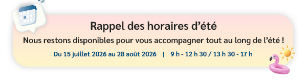 Horaires d'été
