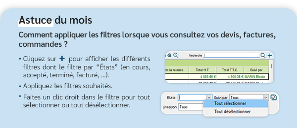 Astuce du mois