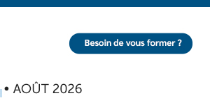Besoin de vous former ?