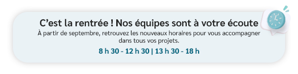Nouveaux horaires