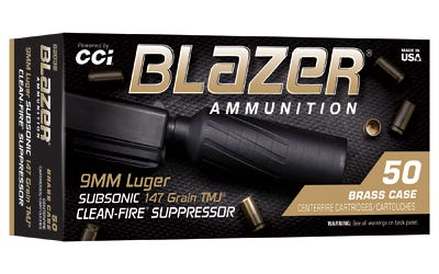 CCI Blazer Clean-Fire 9mm