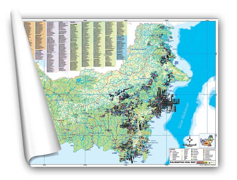 Kalimantan Coal Map 2023