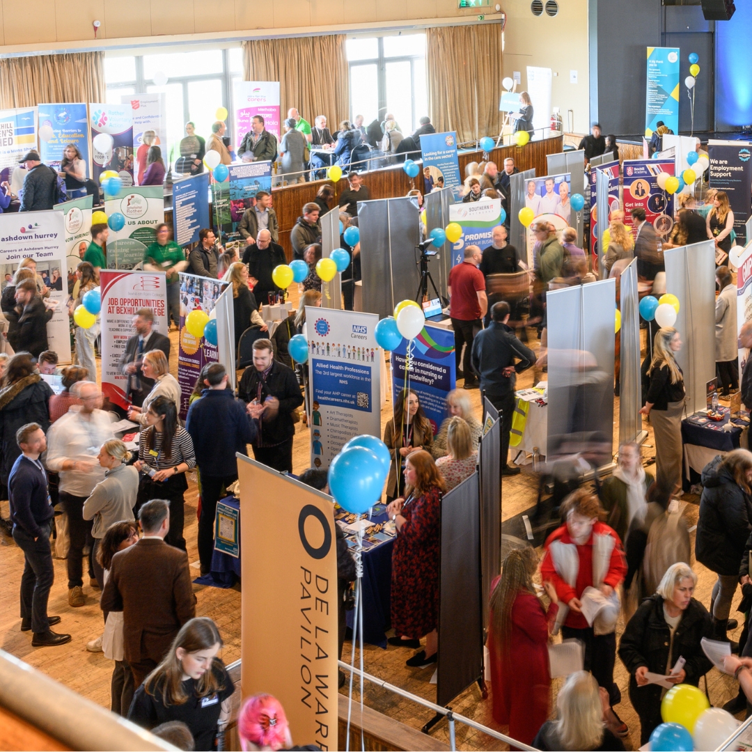 Photo of the Jobs and Apprenticeship Fair in Bexhill