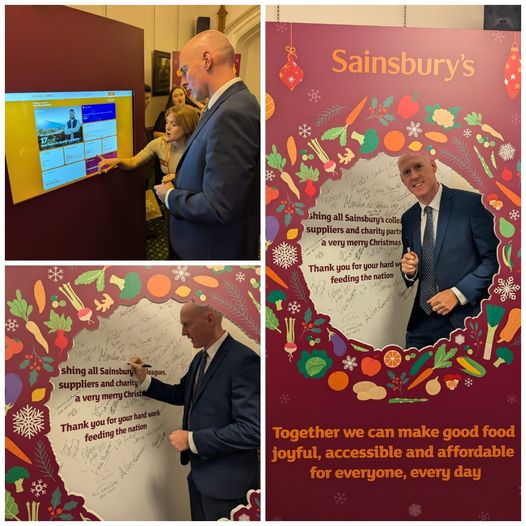 Collage of Sainsbury's annual Parliamentary Reception