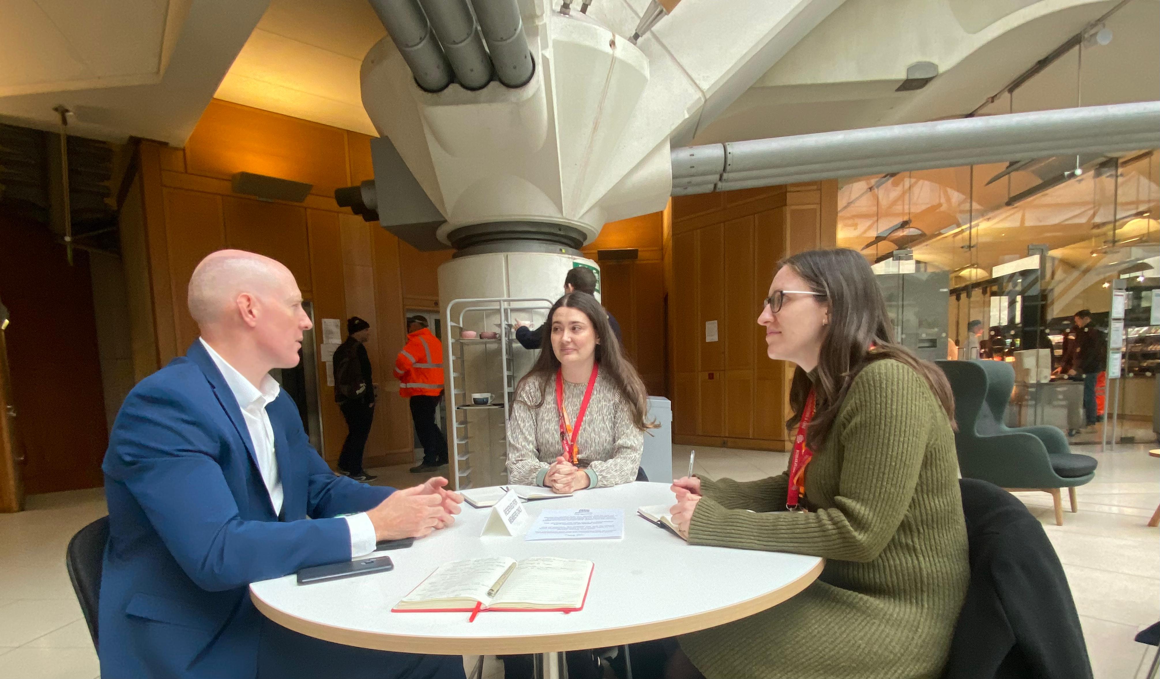 Brain Tumor Charity meeting in Parliament