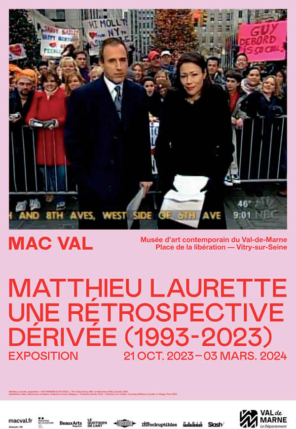 Vernissage de l’exposition de Matthieu Laurette au MAC VAL