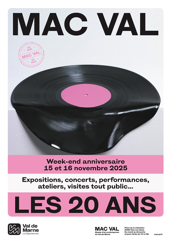 Week-end anniversaire des 20 ans du MAC VAL, les 15 et 16 novembre 2025