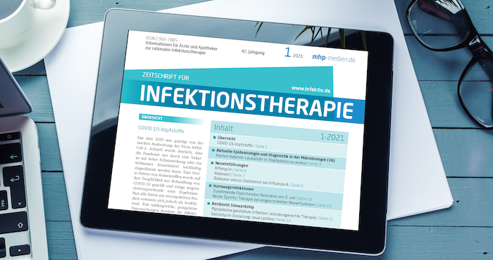 DER Journalwatch im Bereich Infektionstherapie. Die Zeitschrift für Infektionstherapie im Abo beziehen.