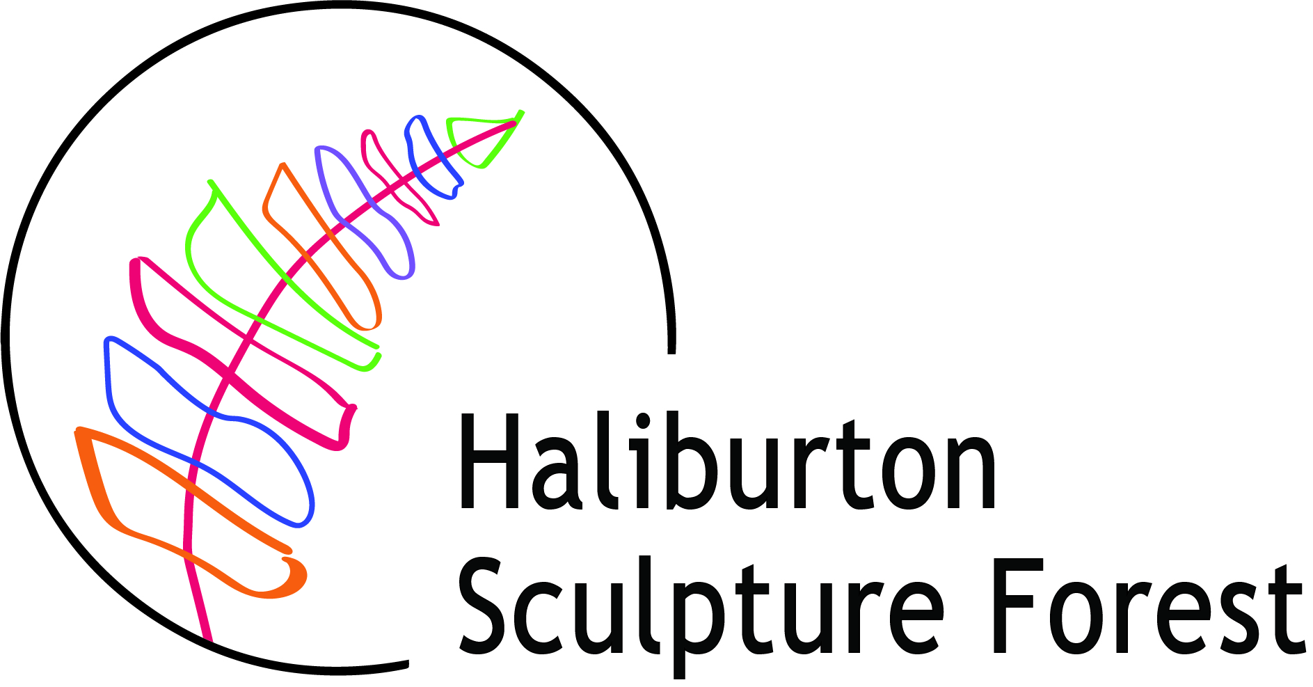Haliburton Sculpture Forest logo in colour
