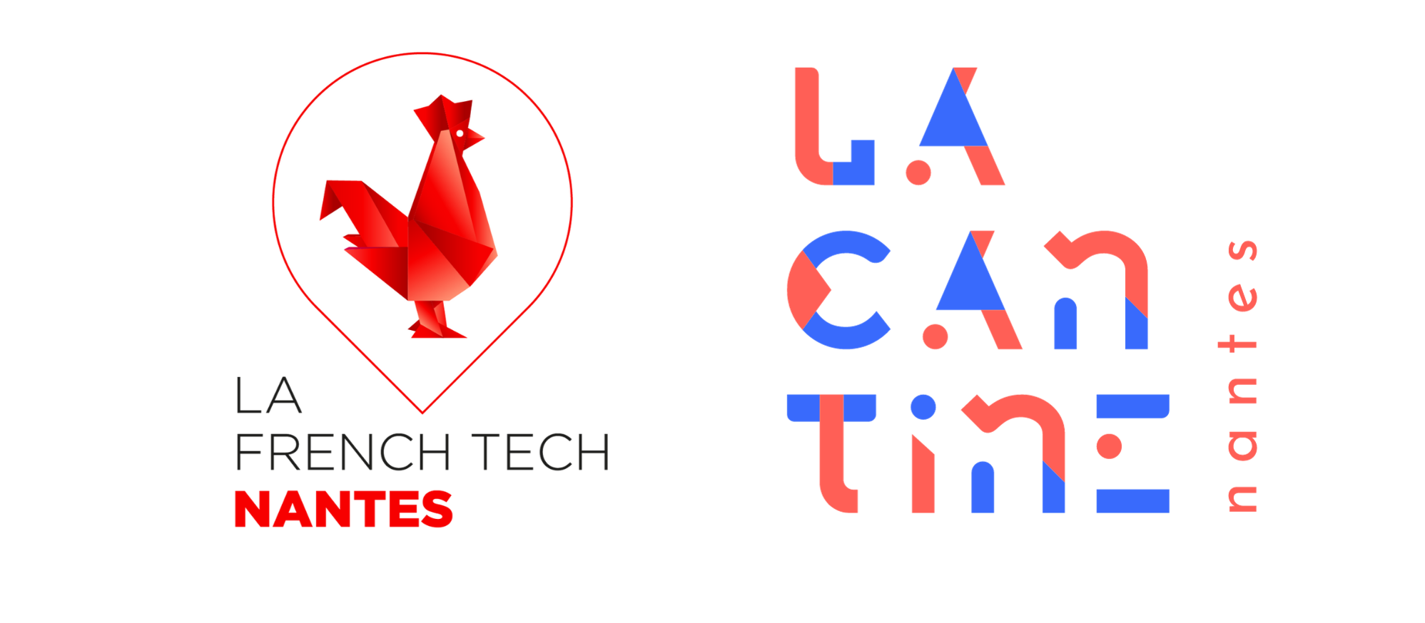 Logo de La French Tech Nantes et de La Cantine Numérique