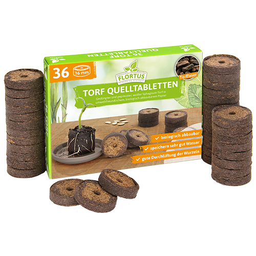 FLORTUS Torf Quelltabletten