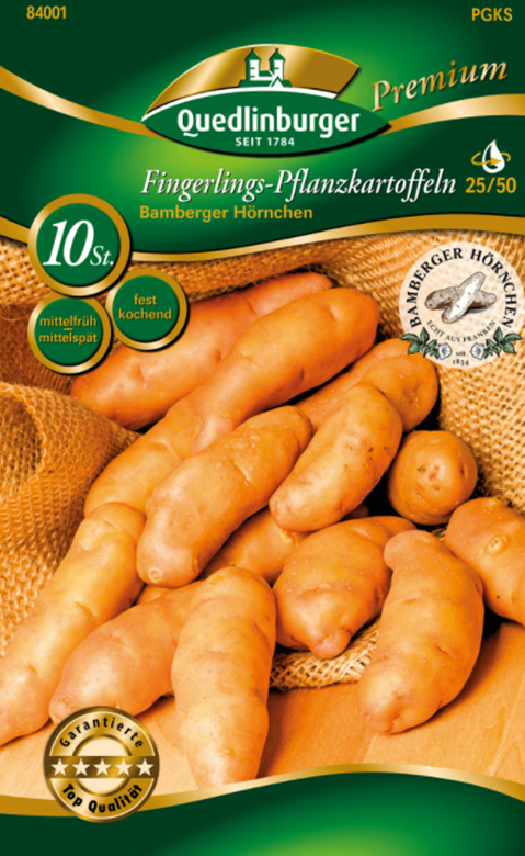 Fingerlings-Pflanzkartoffel Bamberger Hörnchen
