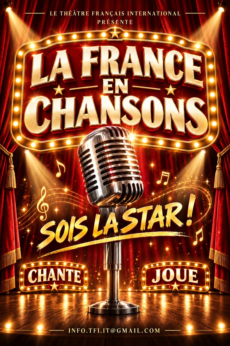 Affiche La France en chansons