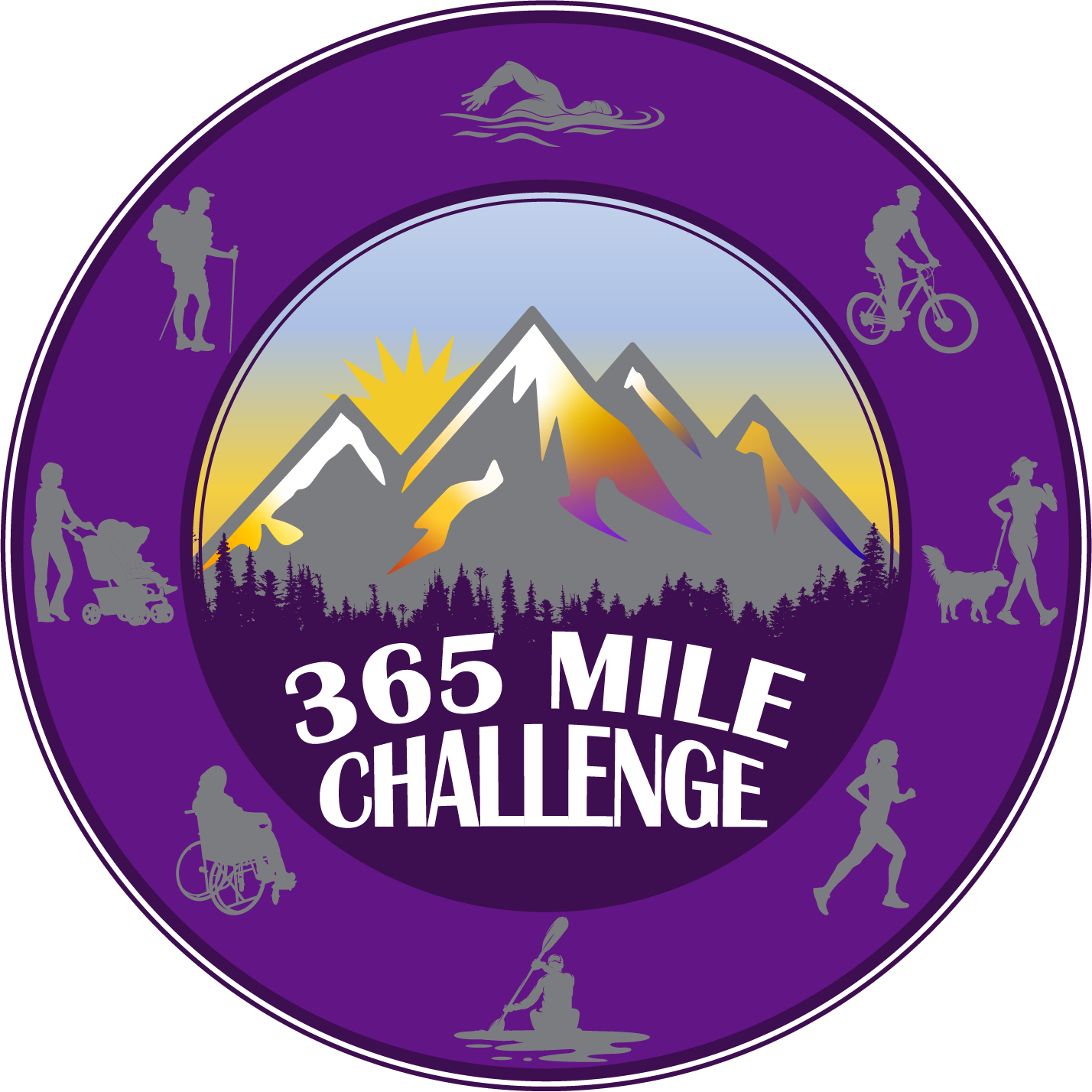 365 Mile Challenge Logo