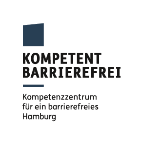 Logo Kompetenzzentrum für ein barrierefreies Hamburg