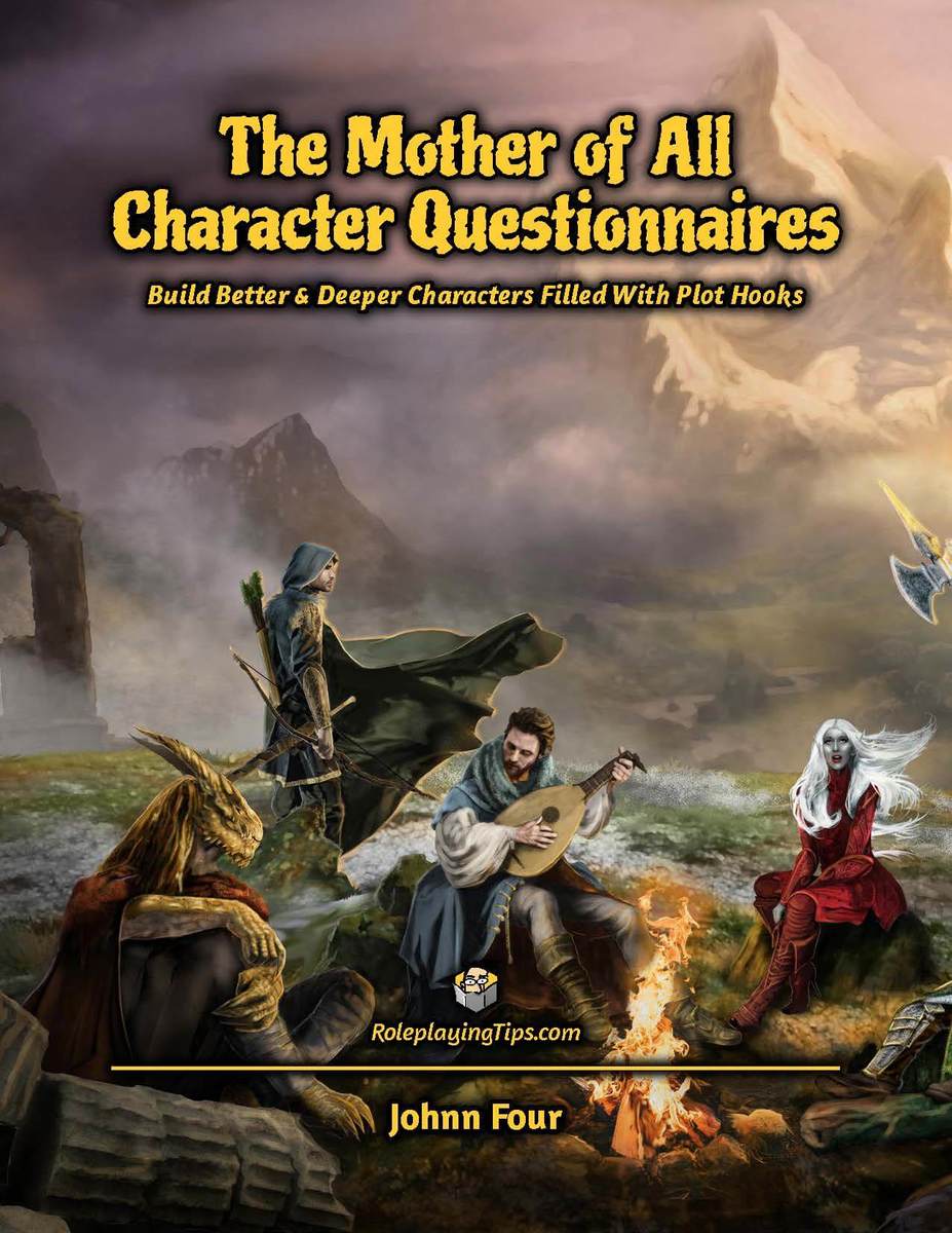 Image of the Character Questionnaire Book Cover