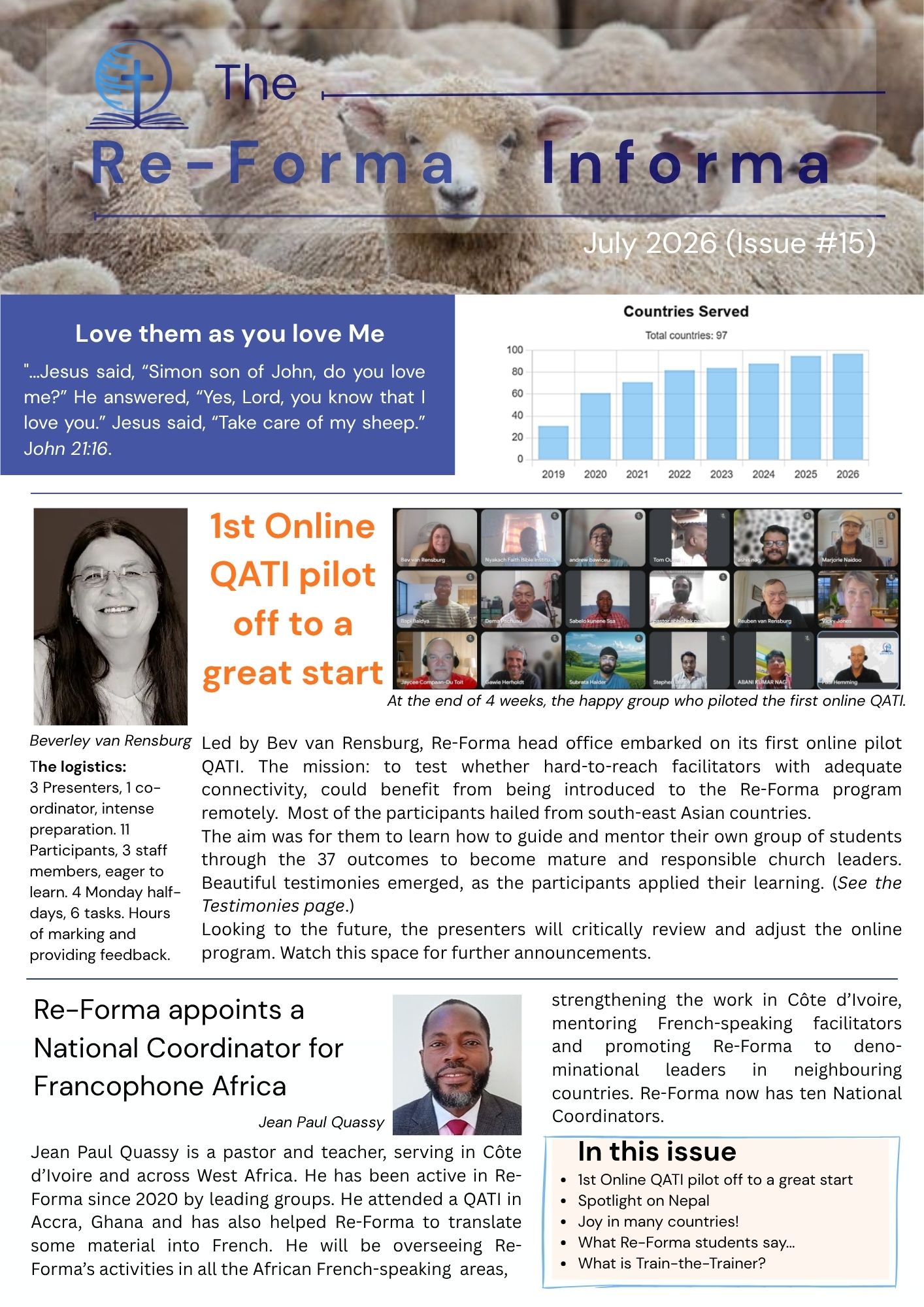 Newsletter #15 (2026 Issue 3 - July)