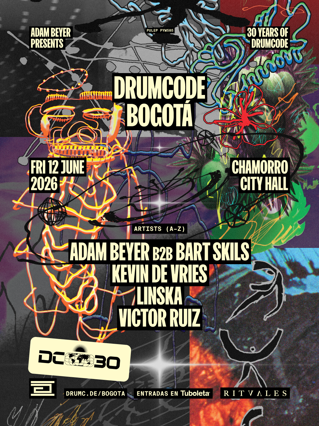 Drumcode llega a Bogotá por sus 30 años de historia techno