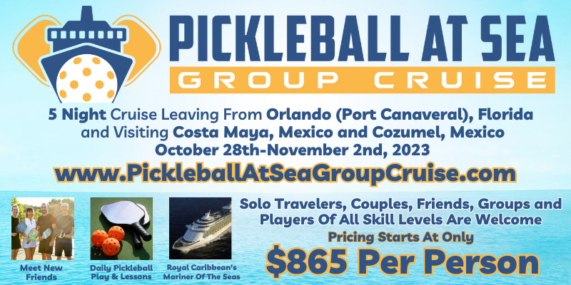 Pickleball At Sea Group Cruise | Play and Learn with Ocean Views!