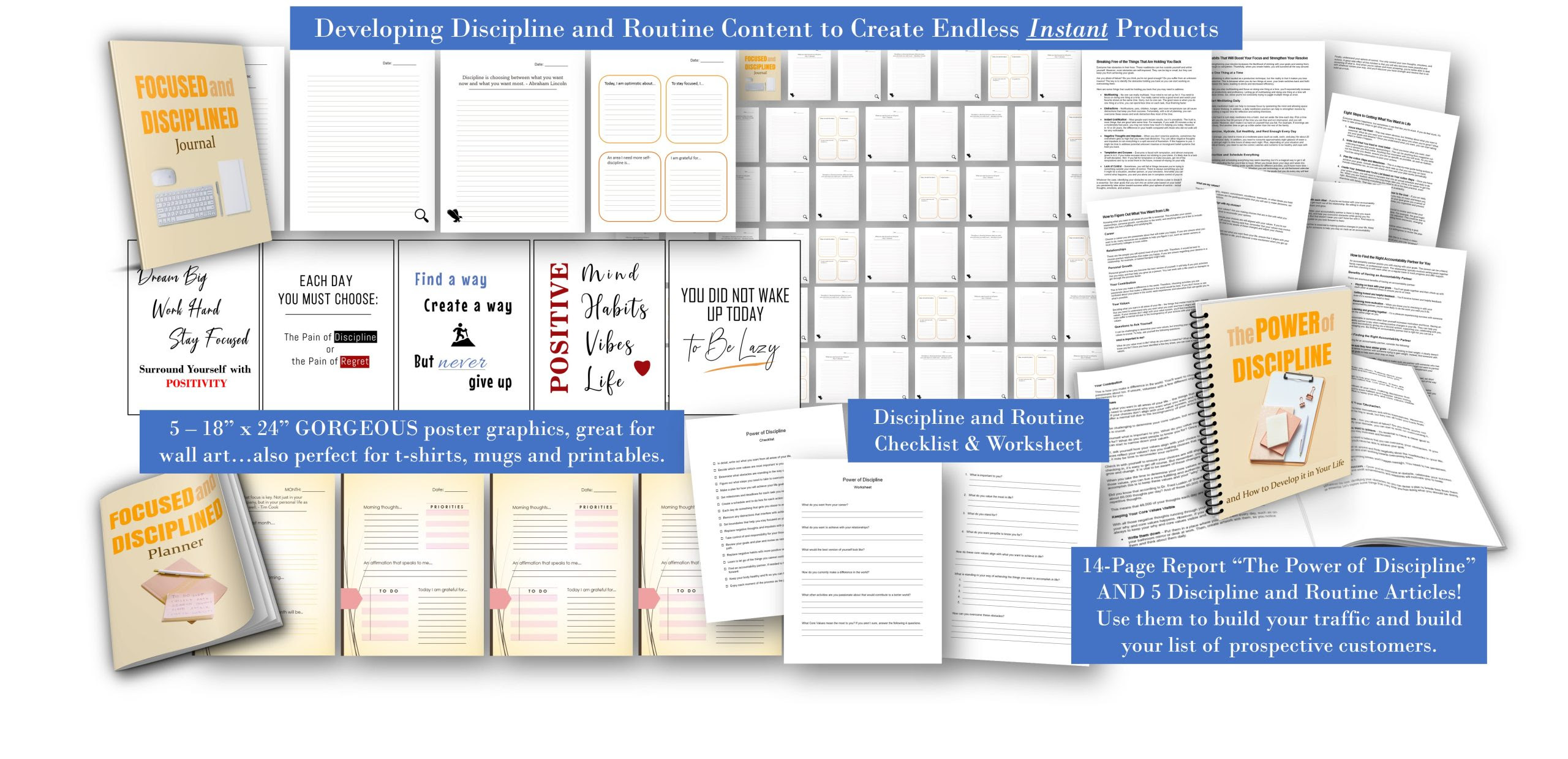 Developing Discipline and Routine PLR 6
