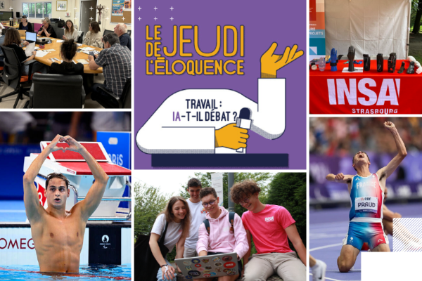 Assemblage de photos sur les actualités du Groupe INSA