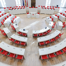 Innenaufnahme Landtag Brandenburg