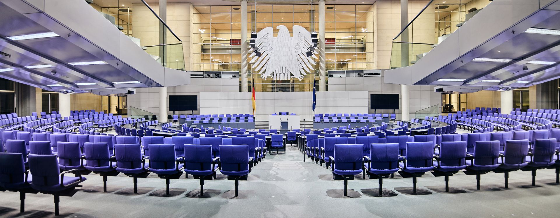 Foto: Der Bundestag von innen