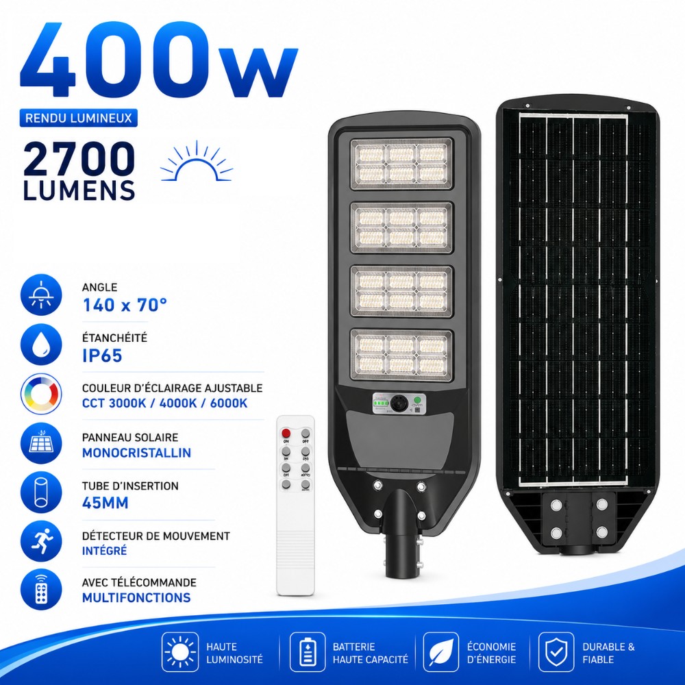 VIEW V3 — CCT — 400 Watts — 2 700 Lumens