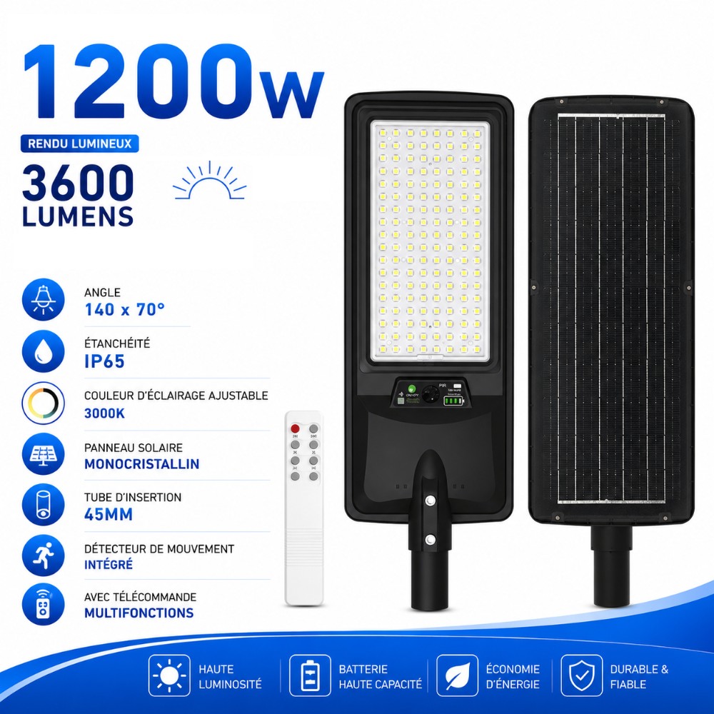 VIEW V2 EVO — 1200 Watts — 3 600 Lumens — 3000K