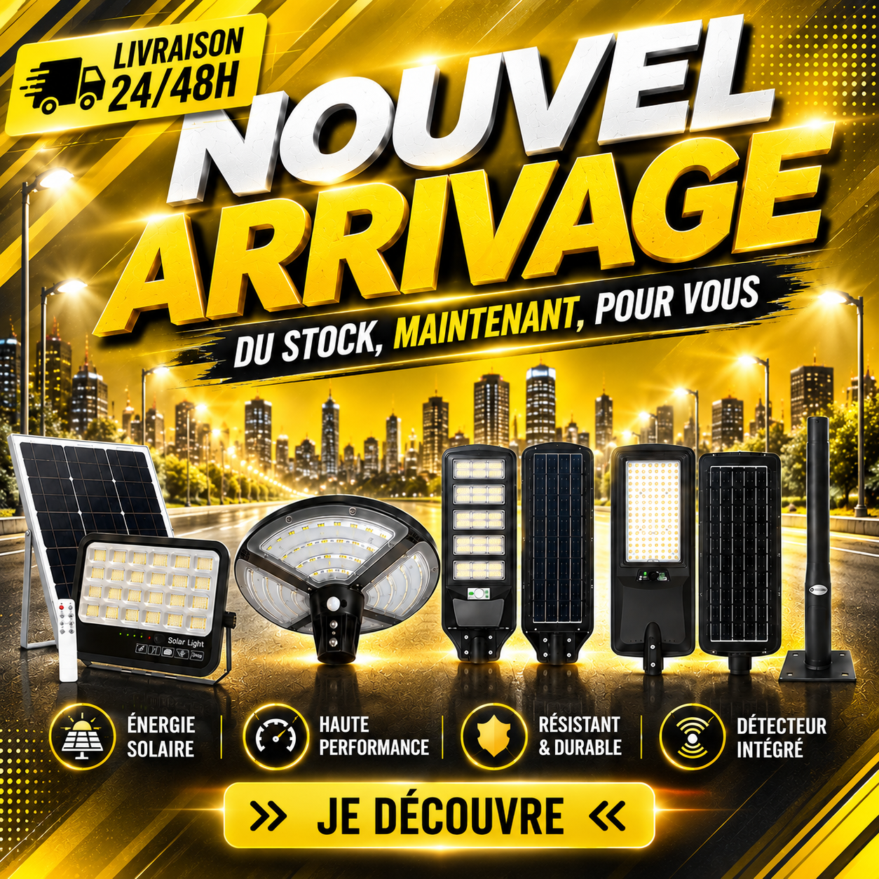 DISPONIBLE MAINTENANT — Livraison 24/48H