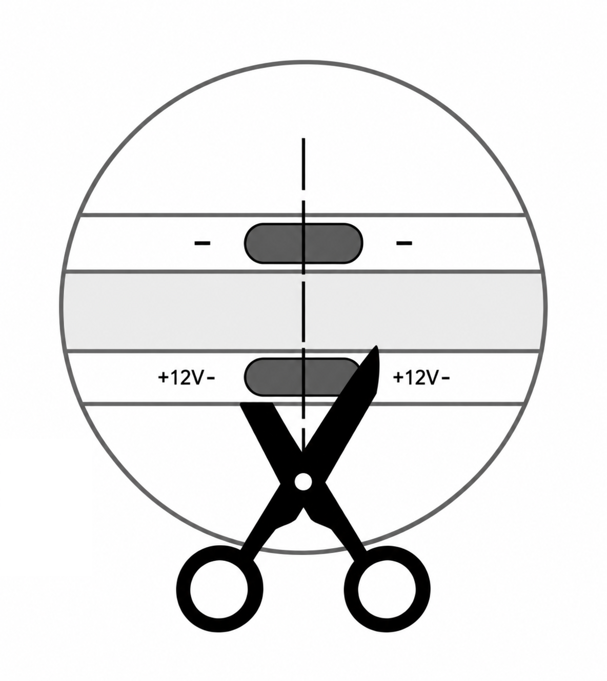 Découpage par module de 0,5 mètre